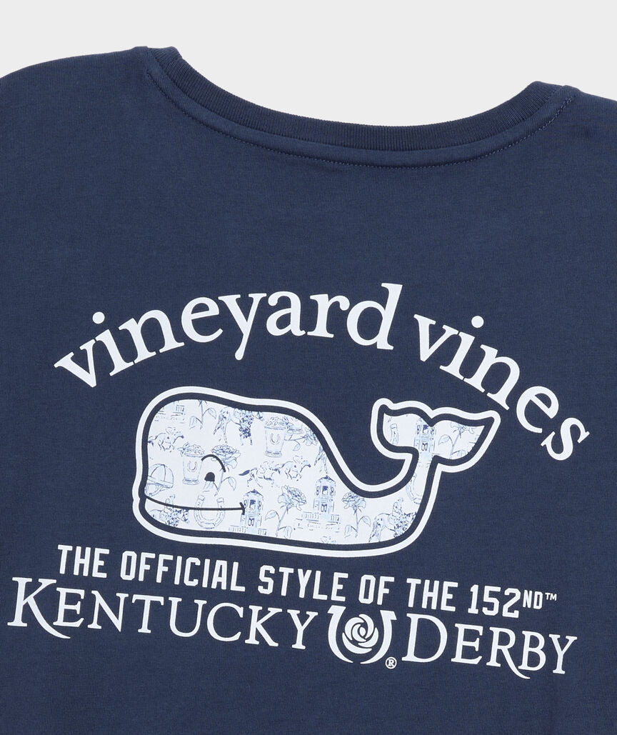 Kentucky Derby Women's Churchill Icons Whale Short-Sleeve Pocket Tee