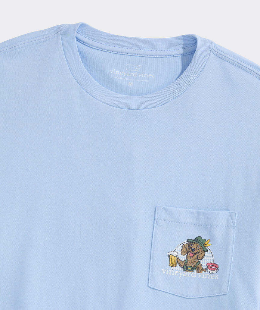 Oktoberfest Doxie Long-Sleeve Pocket Tee