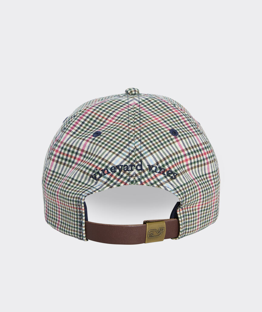 Plaid Wool Baseball Hat