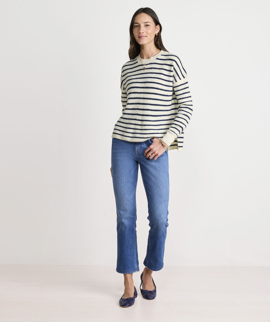 Ribbed Crewneck Sweater