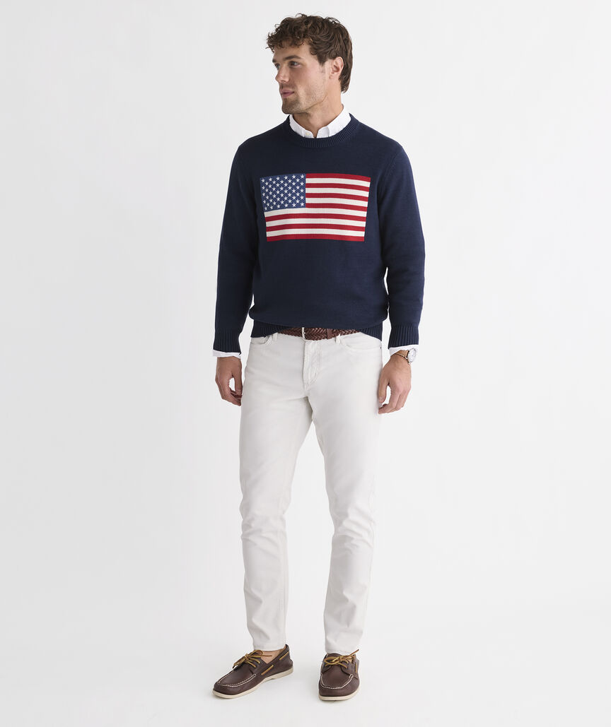 American Flag Crewneck
