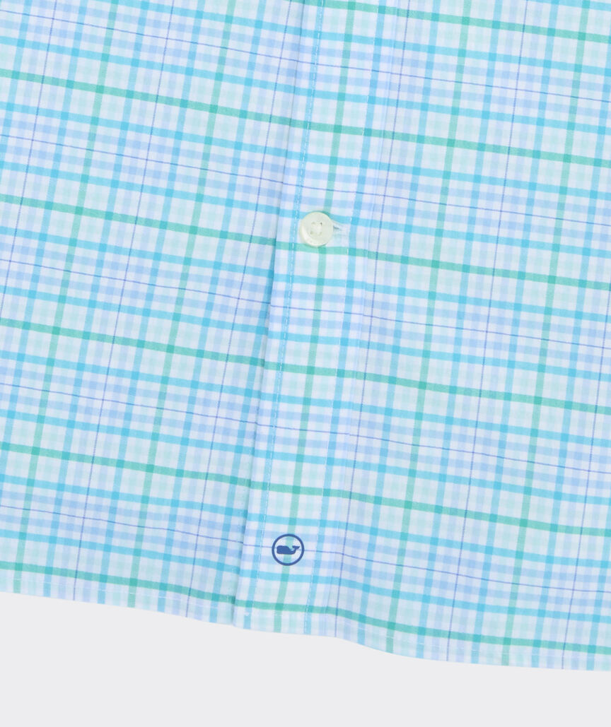 Performance Cotton Tiki Torch Plaid Shirt