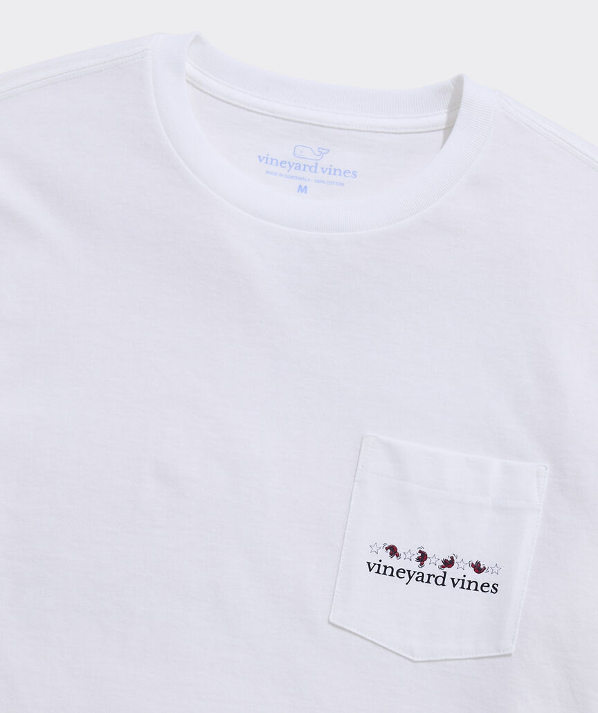 Lobster Roll Flag Short-Sleeve Pocket Tee