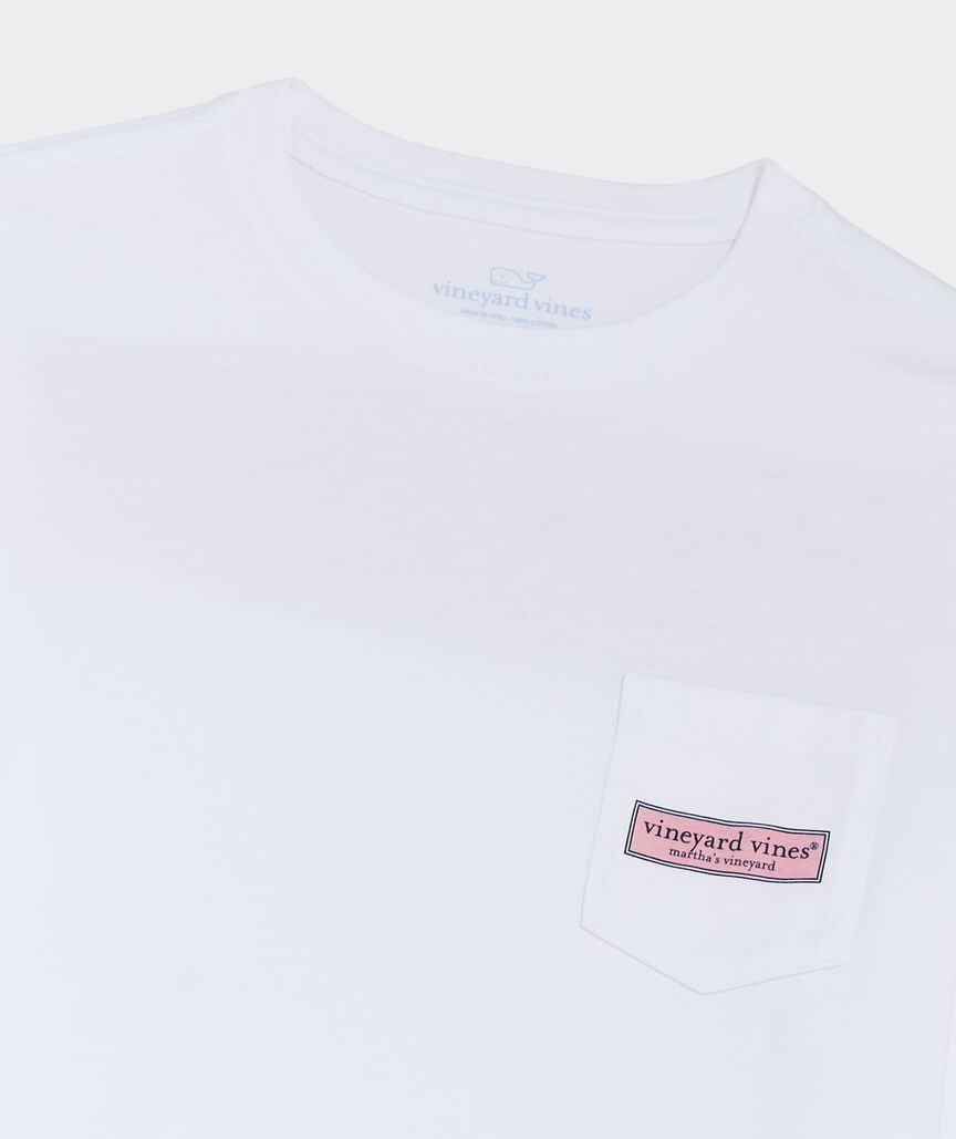 Boys' Classic Logo Box Long-Sleeve Pocket Tee