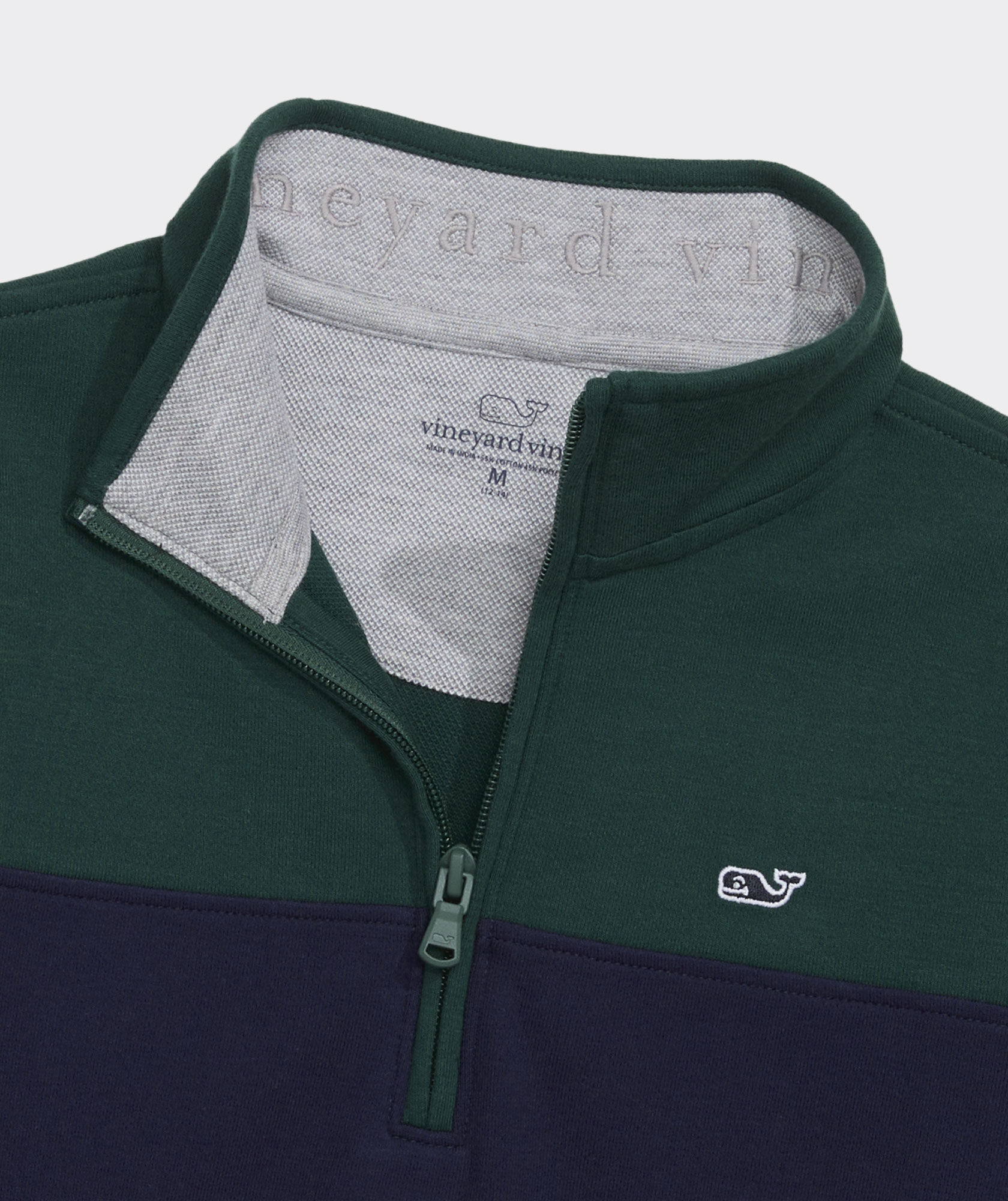 Boys' Tri-Color Blocked Saltwater Quarter-Zip