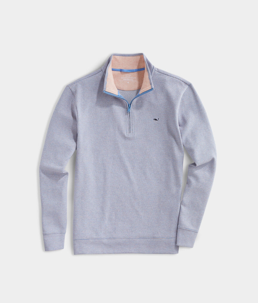 Coopers Town Stripe Saltwater 1/2-Zip Pullover