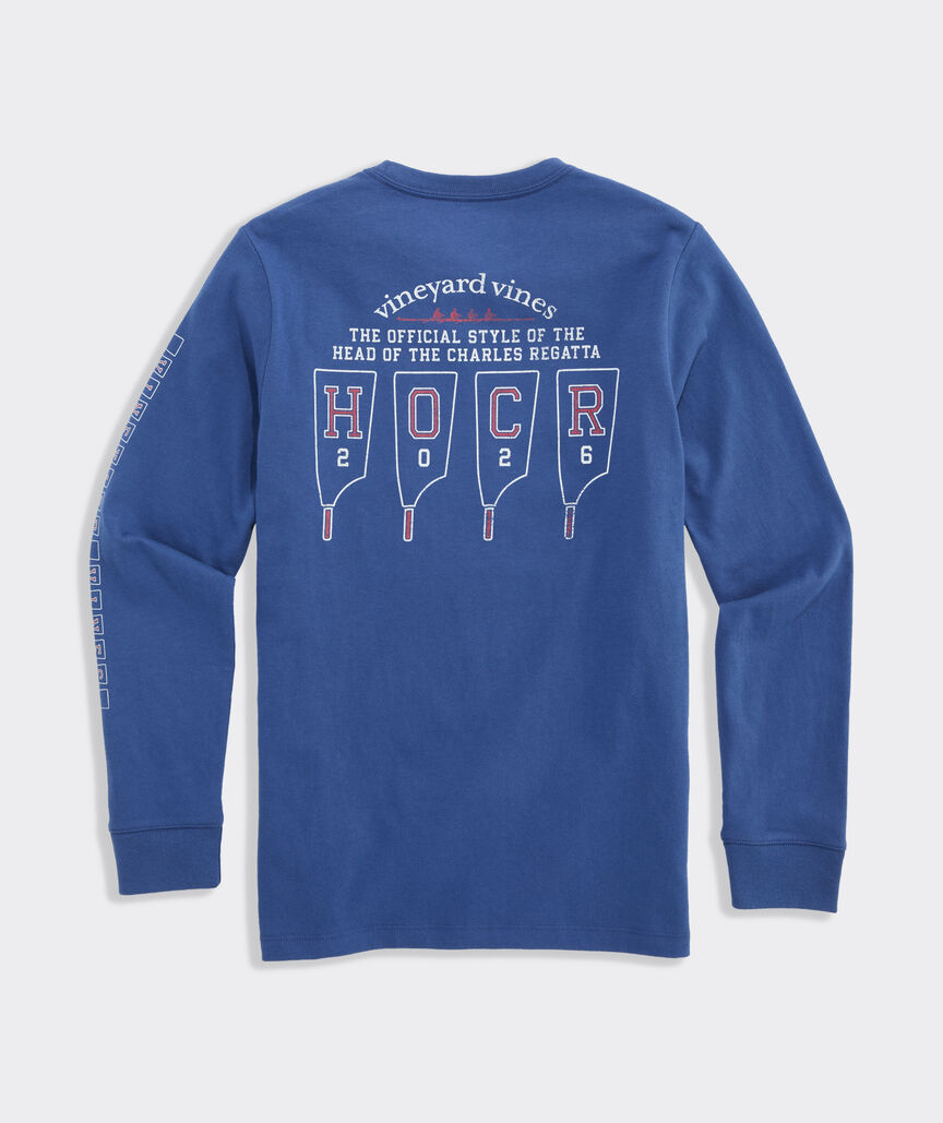 Head Of The Charles® Kids' Quad Oars Long-Sleeve Pocket Tee