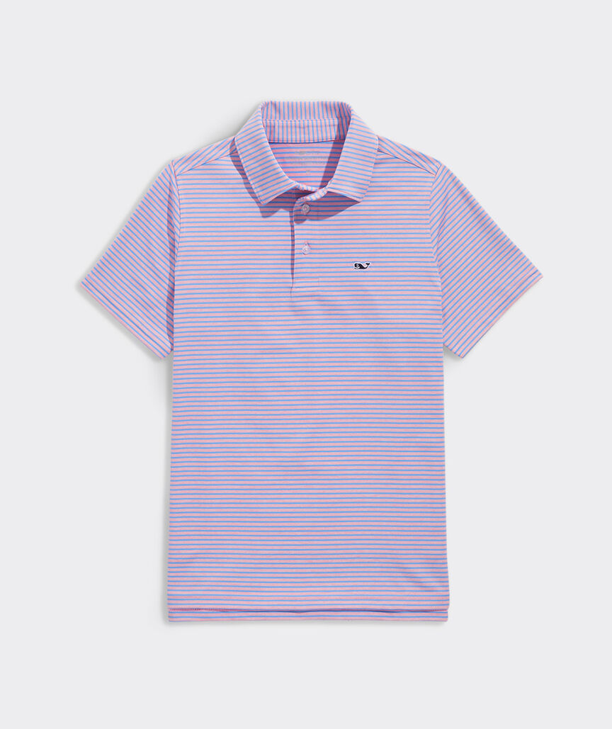 Boys' Performance Bradley Stripe Sankaty Polo