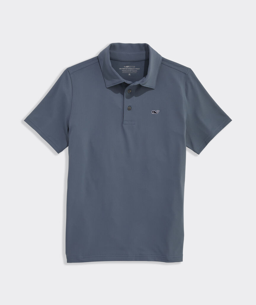 Boys' Performance Solid Sankaty Polo