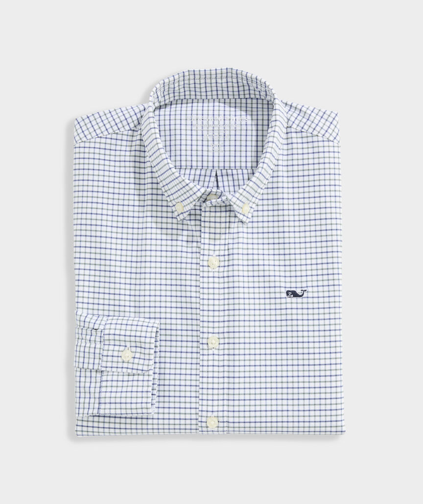 Boys' Performance Cotton Wauwinet Tattersall Shirt
