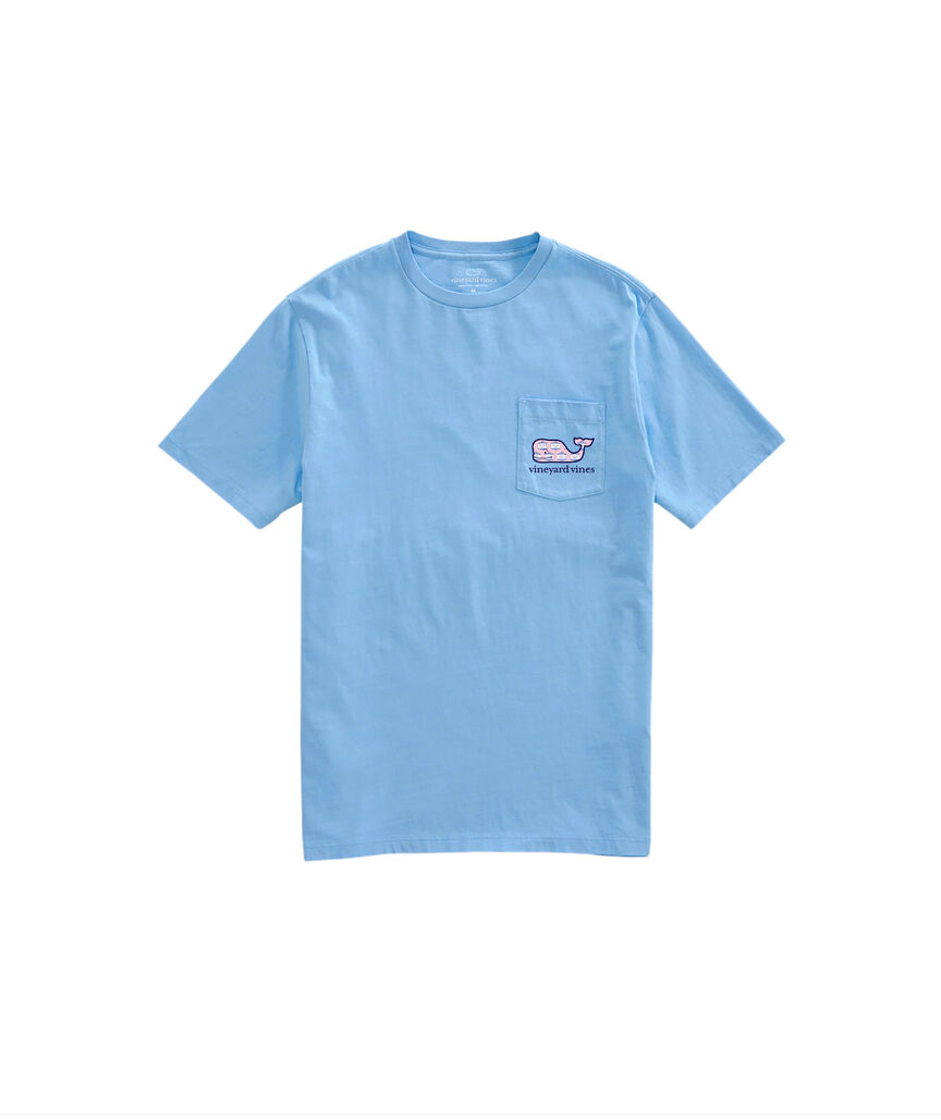OUTLET Island Signs Whale Short-Sleeve Pocket Tee