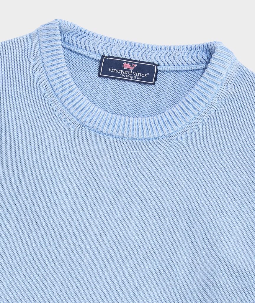 Garment-Dyed Cotton Crewneck
