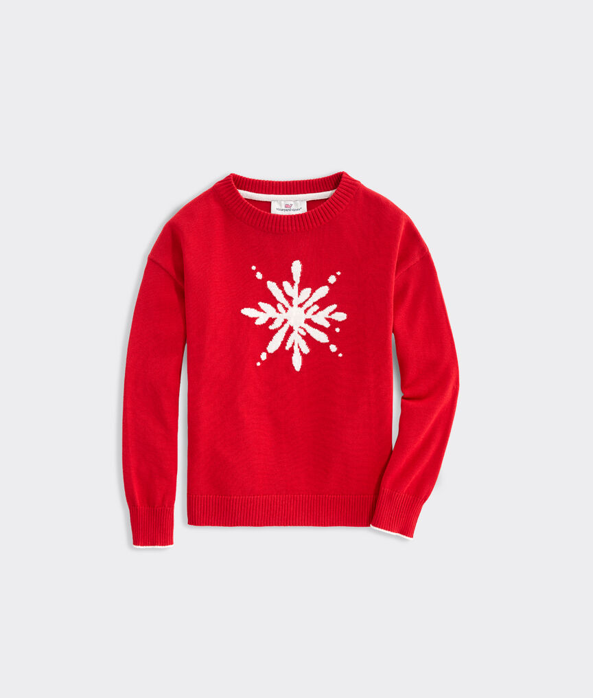 Girls' Snowflake Sweater