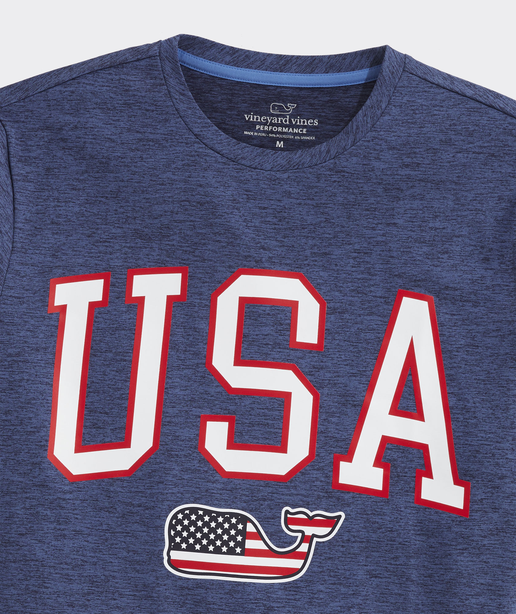 USA Whale Short-Sleeve Harbor Performance Tee