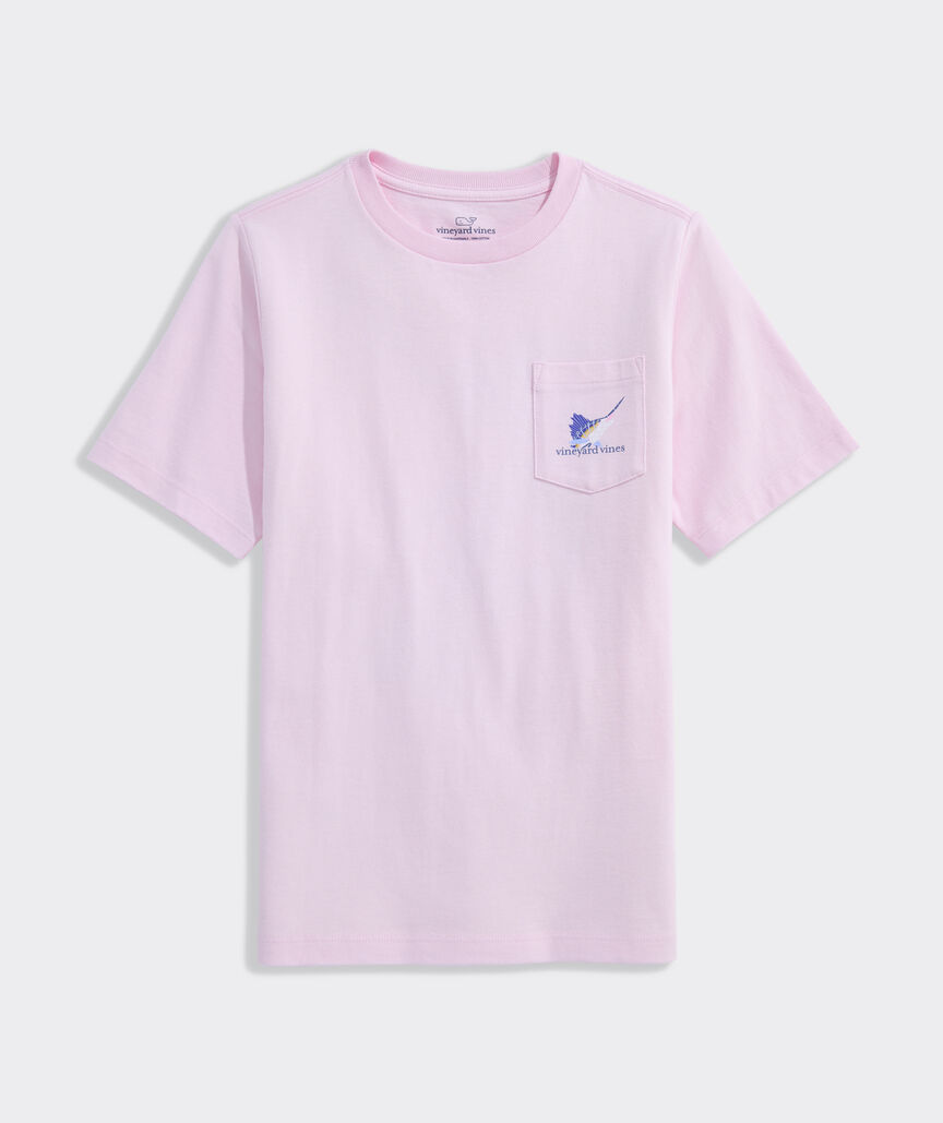 Boys' Tile Marlin Short-Sleeve Pocket Tee