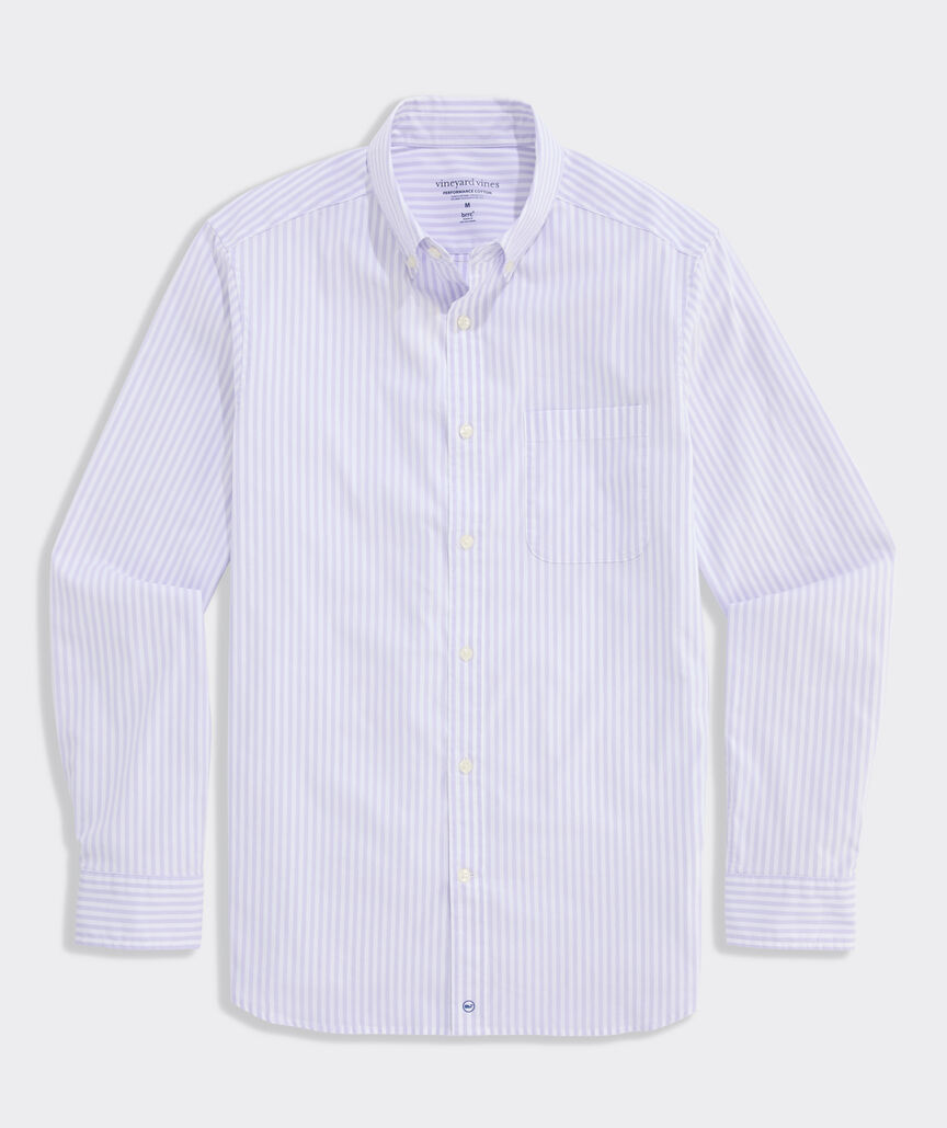 Performance Cotton Stripe Shirt
