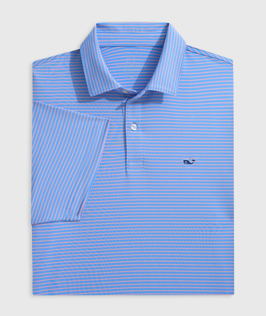 OUTLET Bradley Stripe Performance Polo
