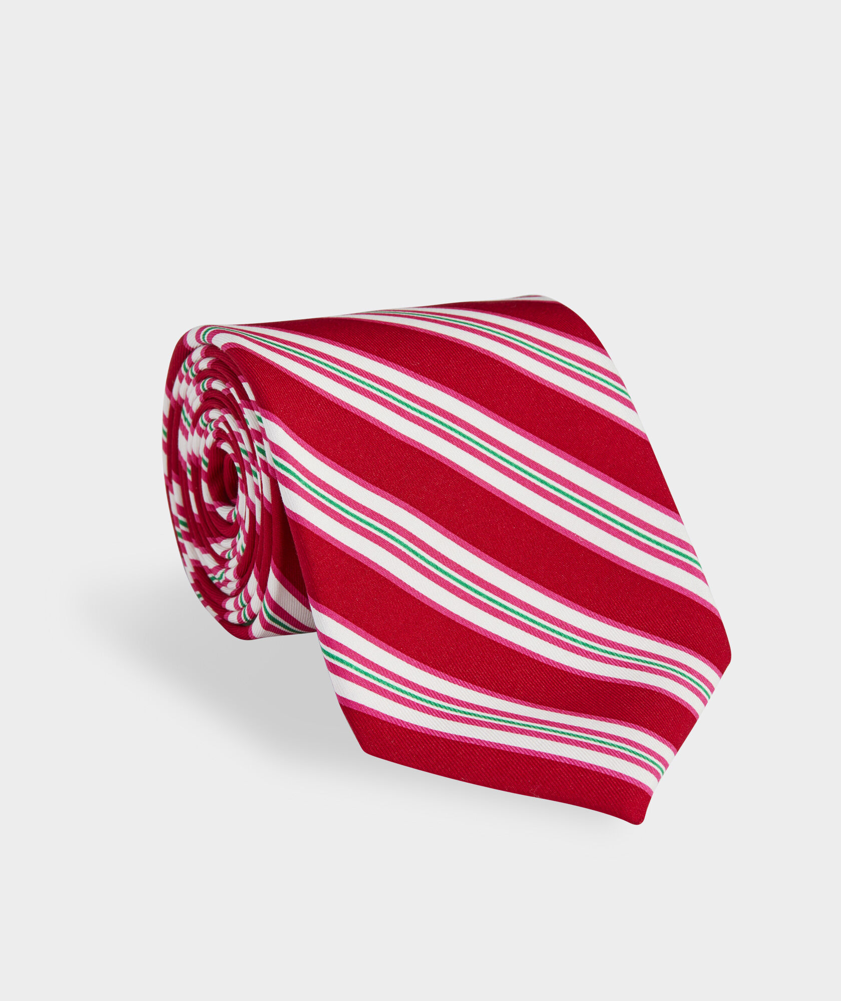 Candy Cane Stripe Silk Tie