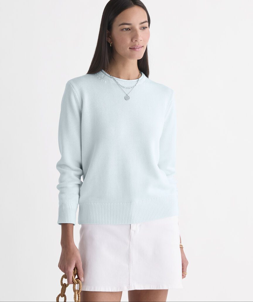 Katie Cotton Garment-Dyed Rollneck Sweater