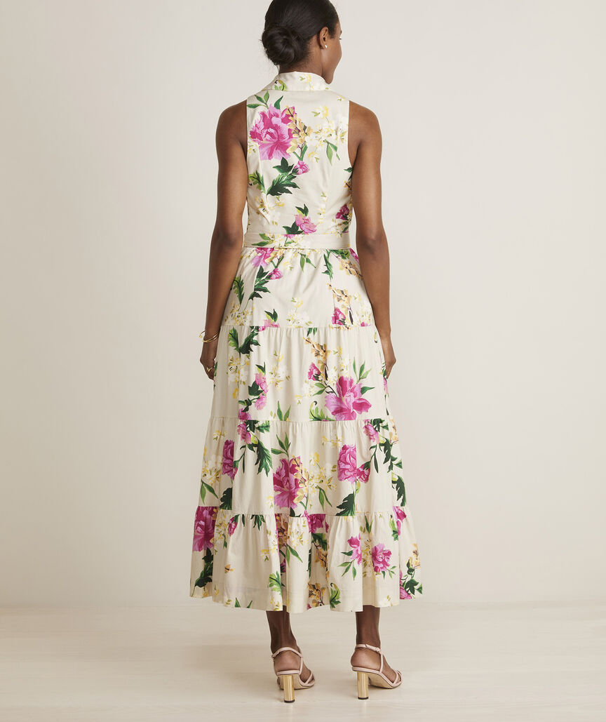 Kentucky Derby Tiered Maxi Dress