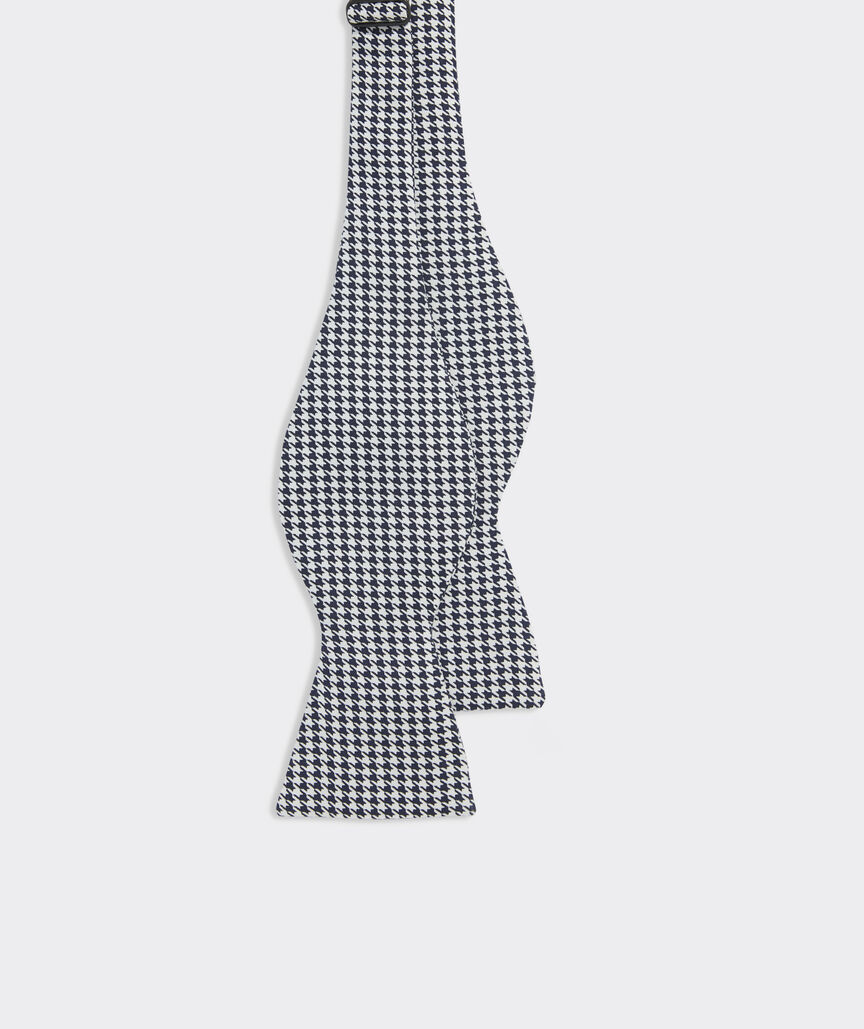 Houndstooth Silk Bow Tie