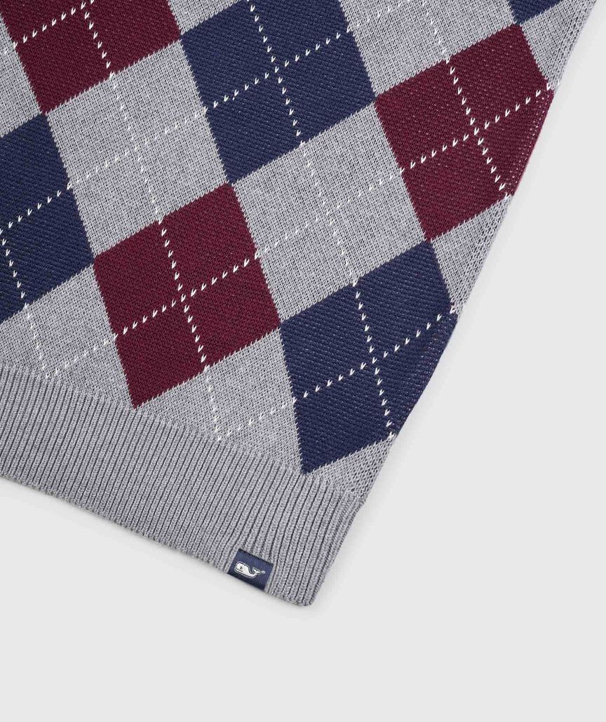 OUTLET Argyle Crewneck Sweater