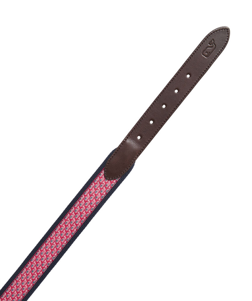 OUTLET Americana Whale Canvas Club Belt