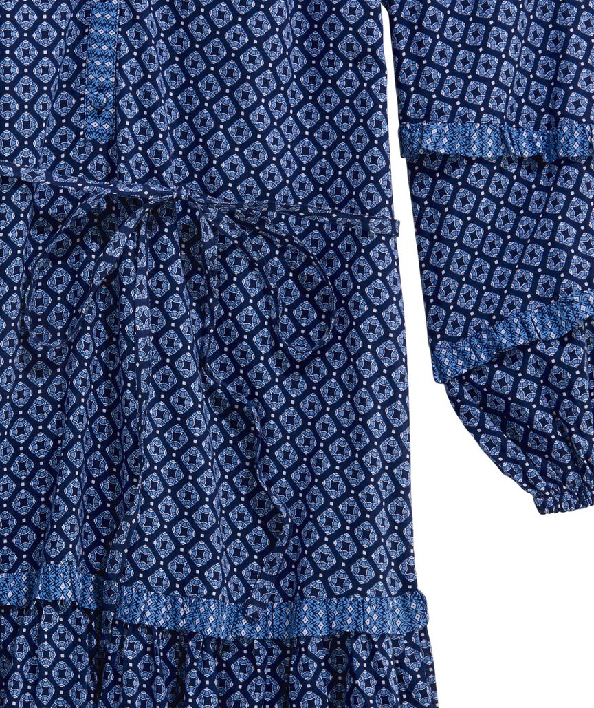 OUTLET Women's Chelsea Geo Ruffle Dress