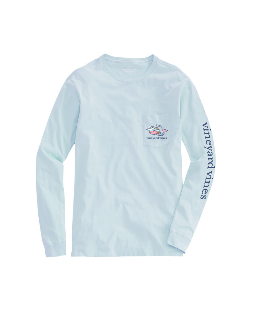 OUTLET Beach Volleyball Long-Sleeve Pocket Tee