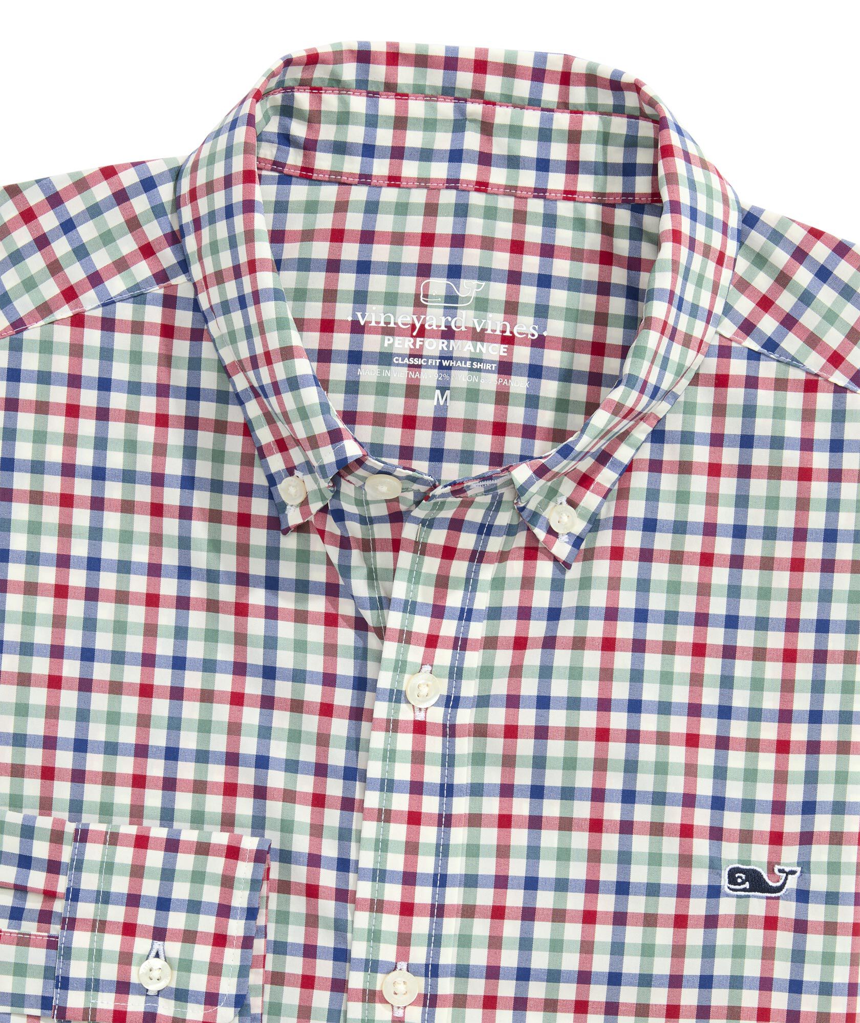 OUTLET Performance Nylon Tattersall Shirt