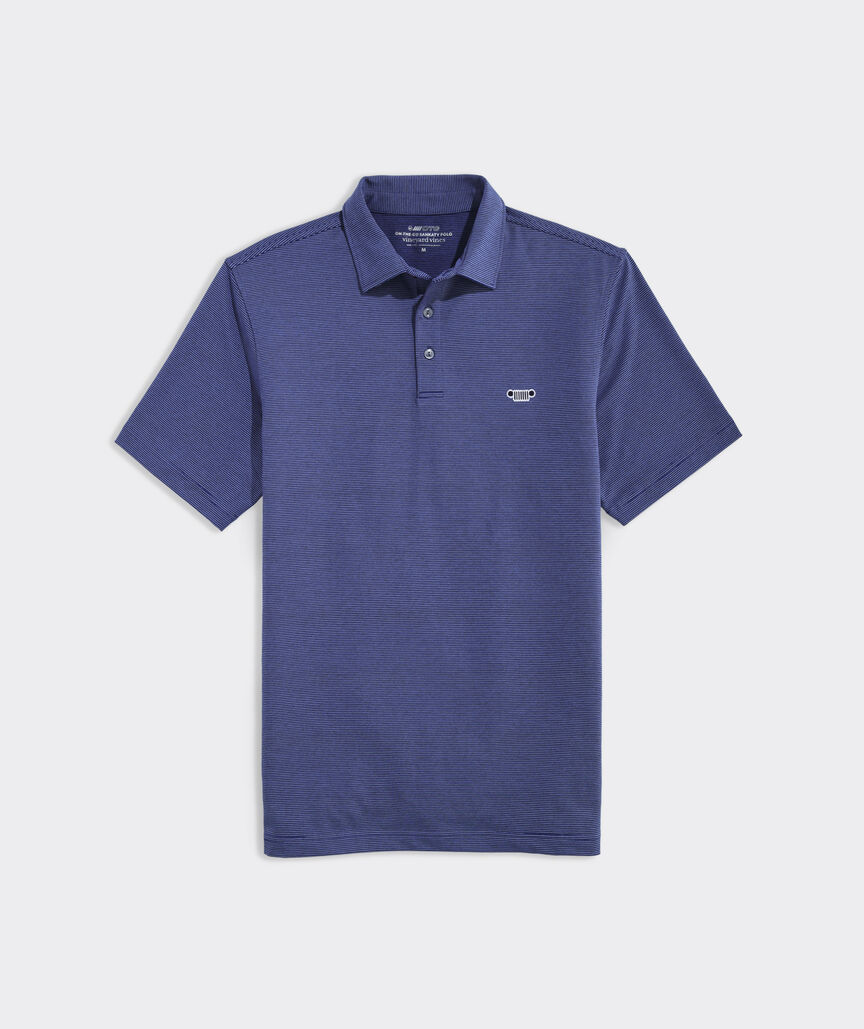 Jeep Collection St Jean Stripe Sankaty Polo