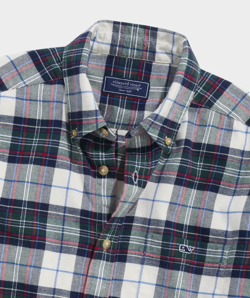 Birch Plaid Vineyard Flannel Shirt