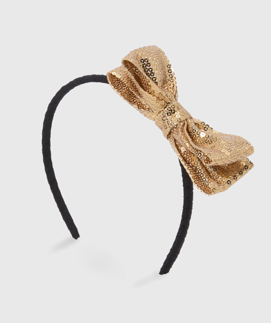 Girls' Sequin Bow Headband