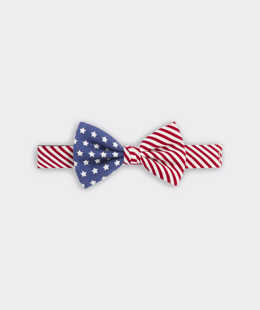 Boys' Stars & Stripes Silk Bow Tie