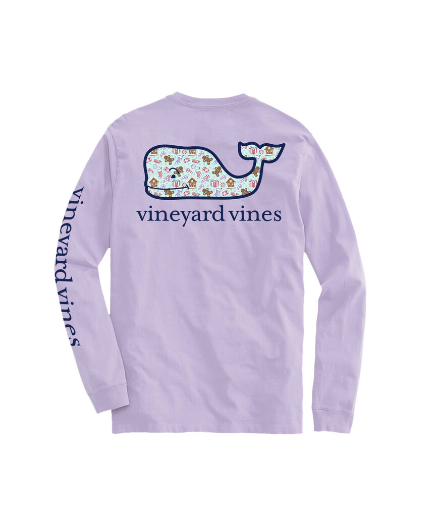 OUTLET Gingerbread Whale Long-Sleeve Pocket Tee