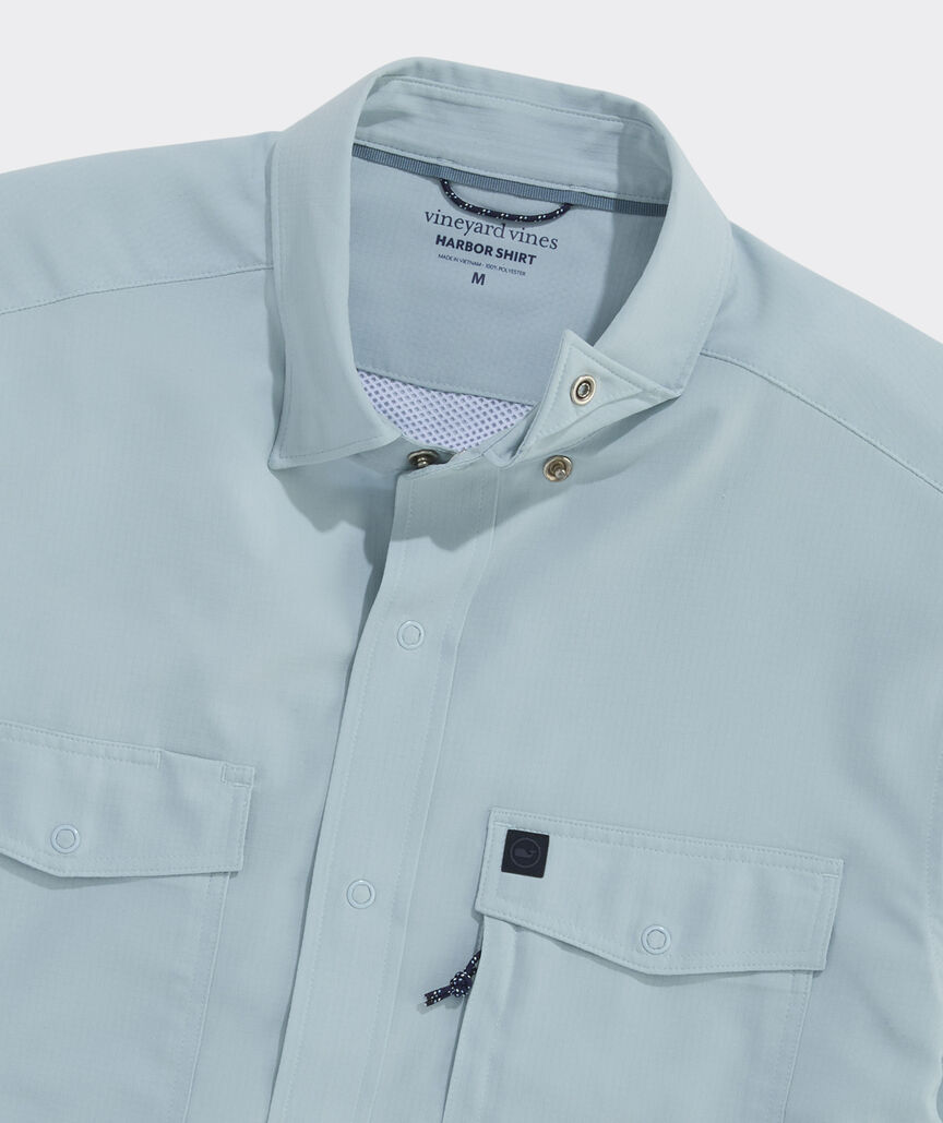 Performance Masthead Solid Short-Sleeve Harbor Shirt