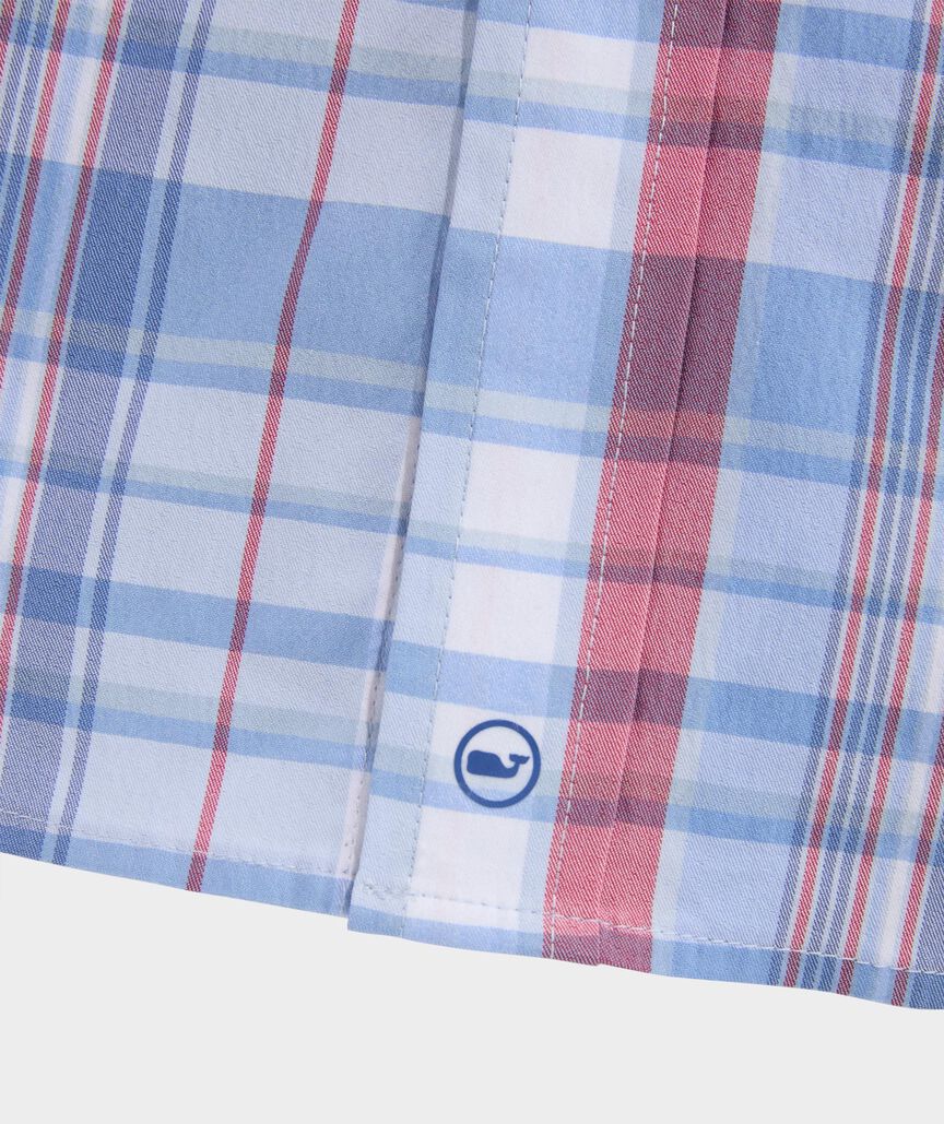 Performance Cotton Firecracker Plaid Shirt