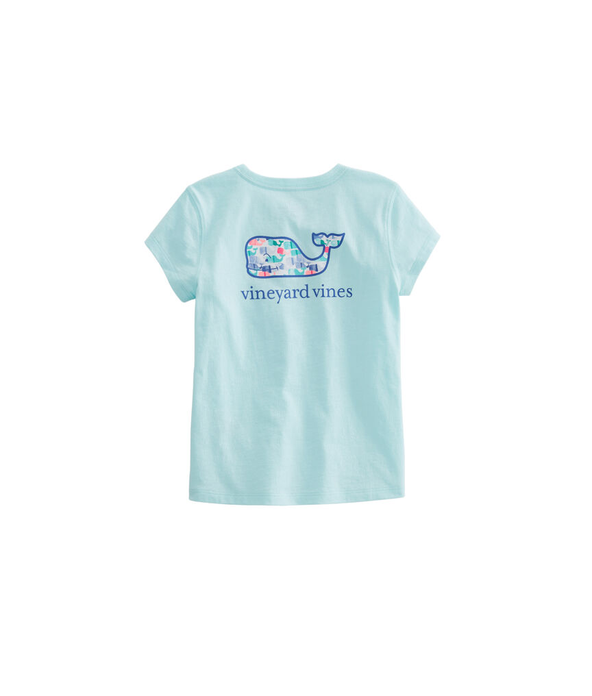 Girls Candy Whale Pocket Tee