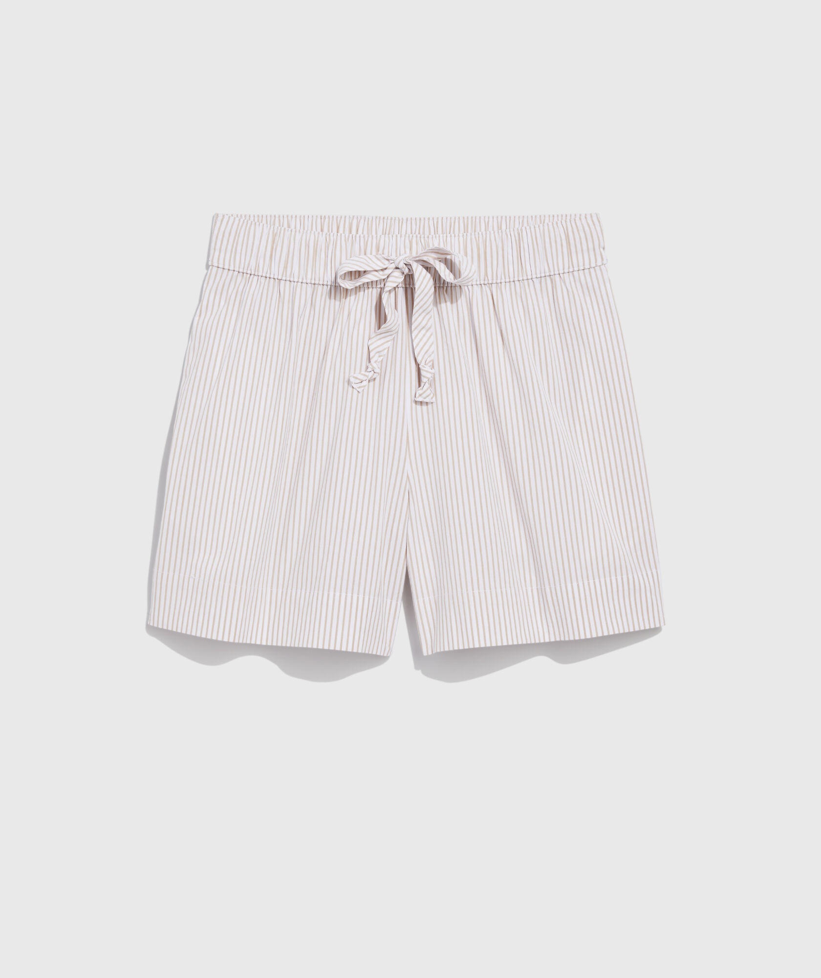 Poplin Tie-Waist Shorts
