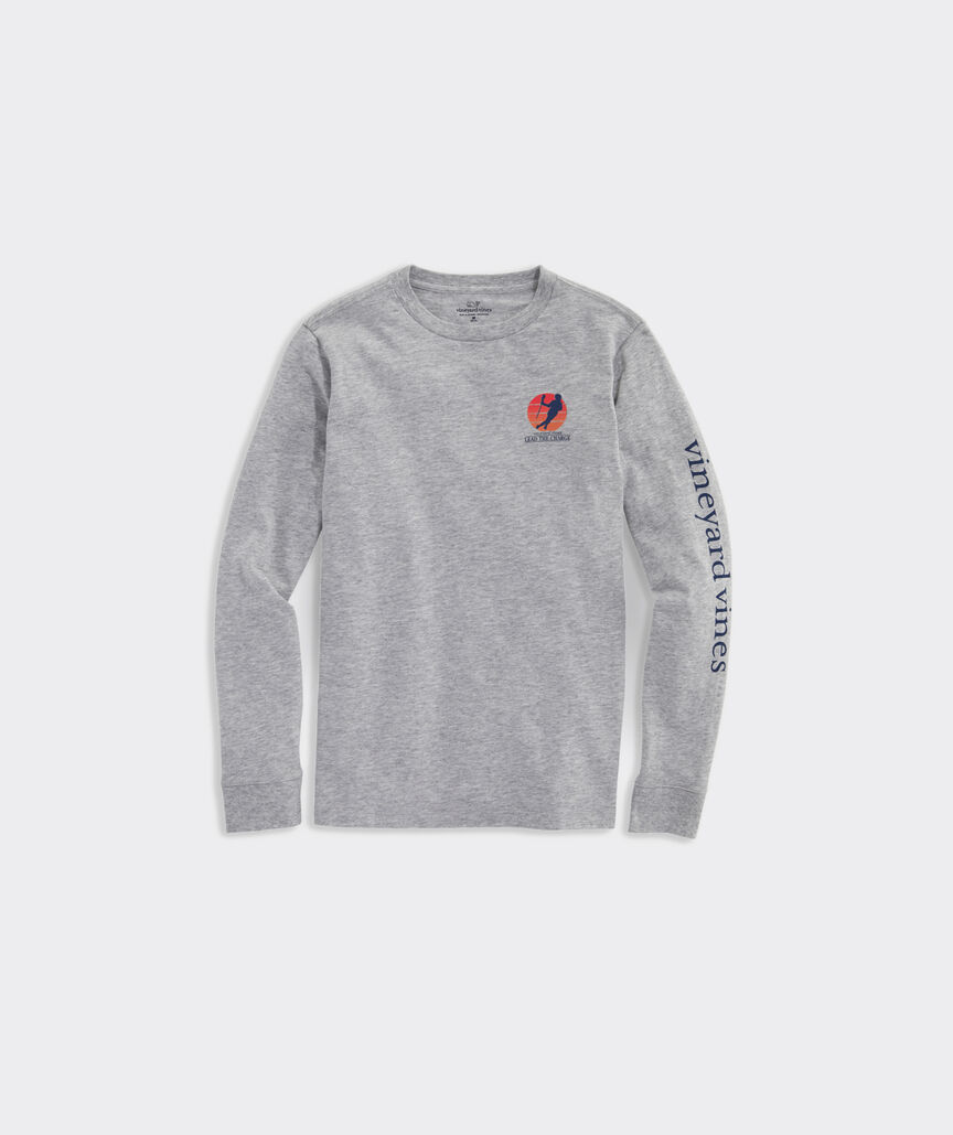 Boys' Lacrosse Lead The Charge Long-Sleeve Tee