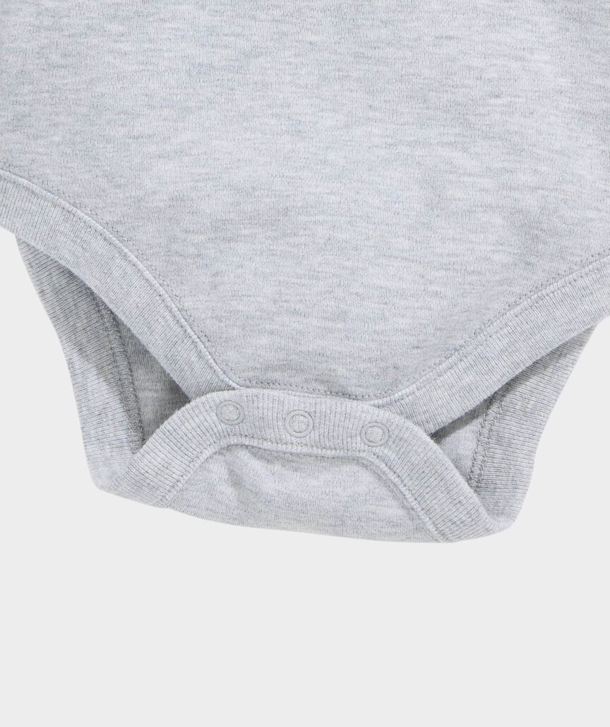 Baby Long-Sleeve Vintage Whale Body Suit