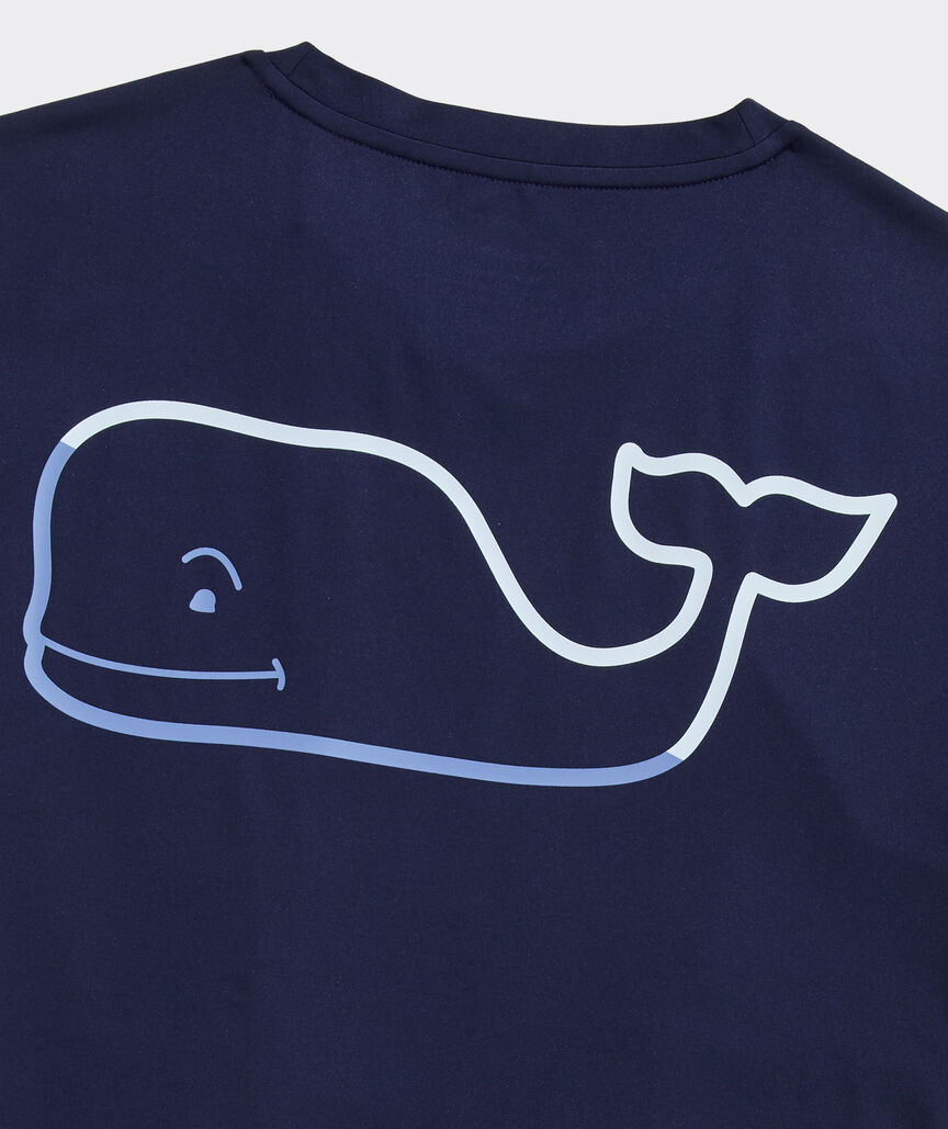 Performance Burgee Whale Short-Sleeve Harbor Tee