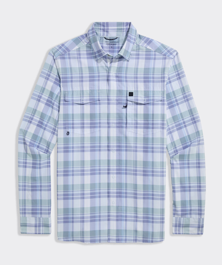 Performance Tidepool Plaid Harbor Shirt