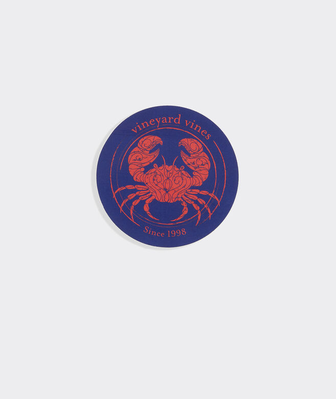 Vintage Crab Sticker