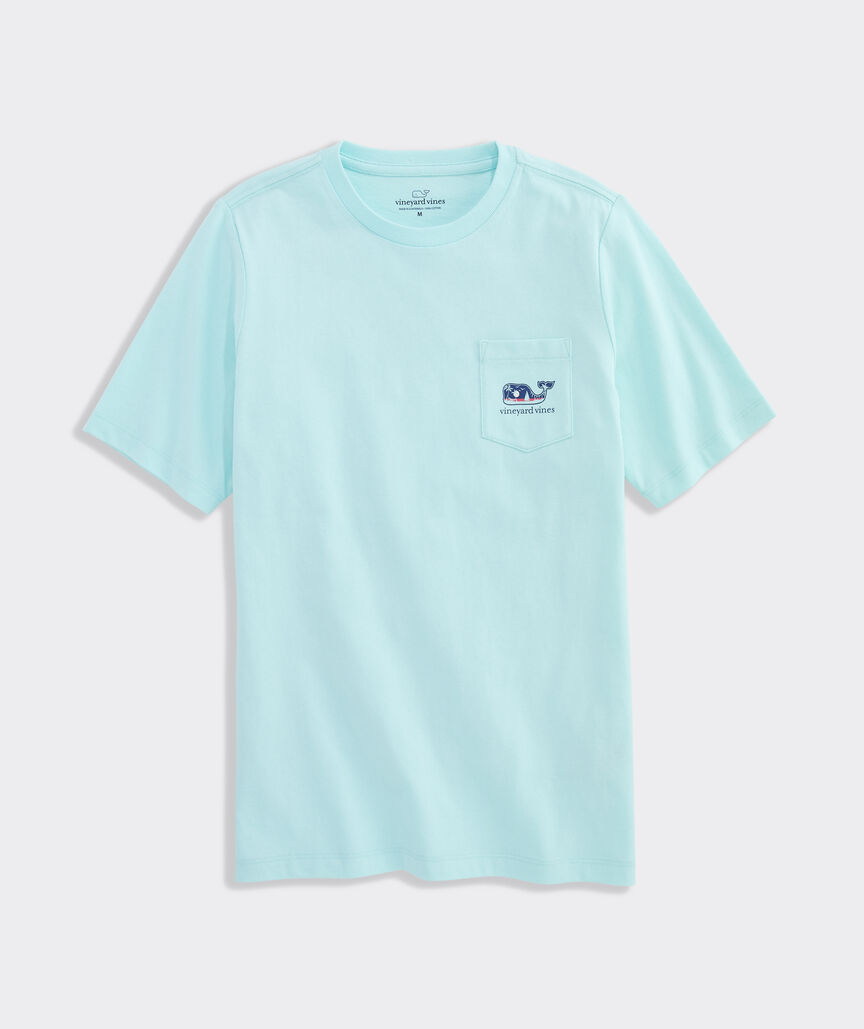 Boys' Palm Tree Boat Whale Short-Sleeve Pocket Tee