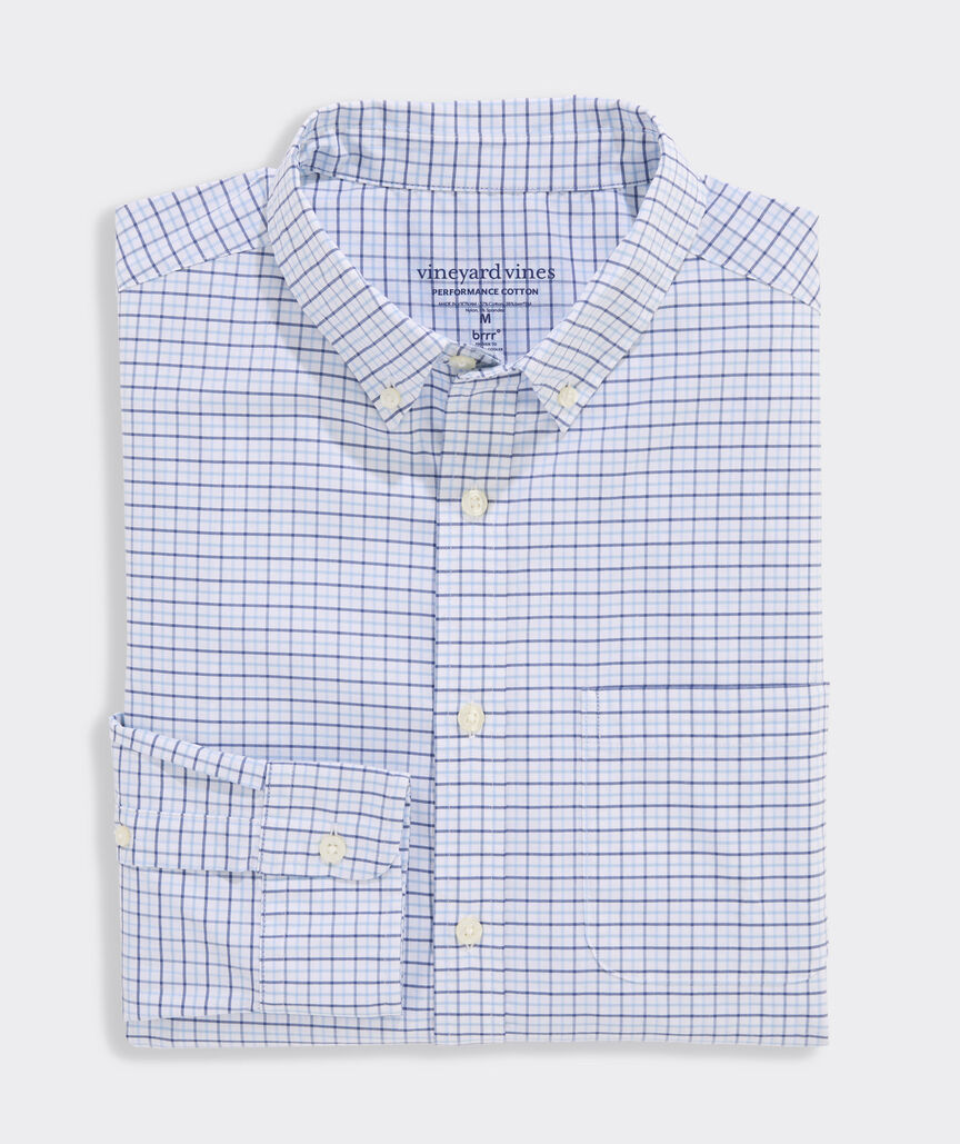 Performance Cotton Wauwinet Tattersall Shirt