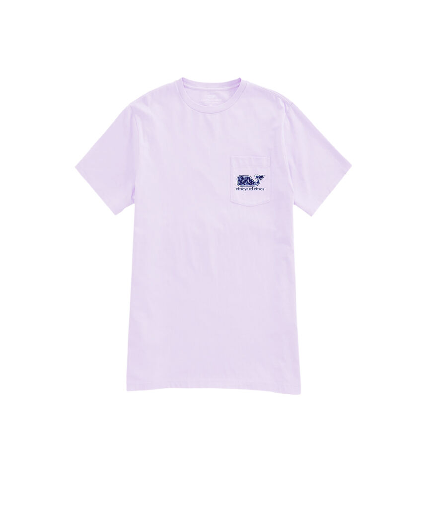 OUTLET Camila Print Whale Short-Sleeve Pocket Tee