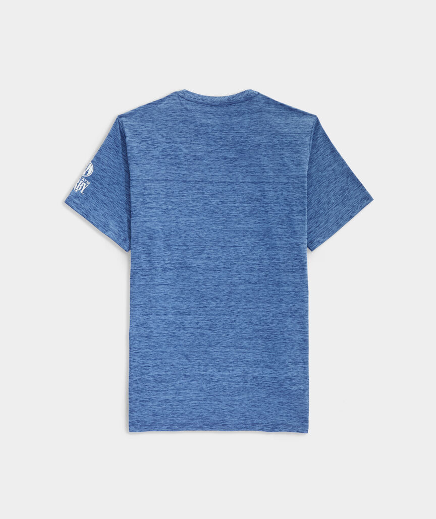 Kentucky Derby Silhouette Short-Sleeve Harbor Performance Tee