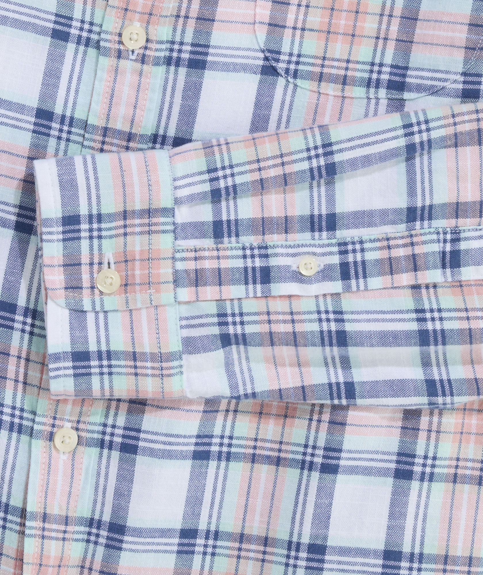Folly Beach Plaid Island Cotton Shirt