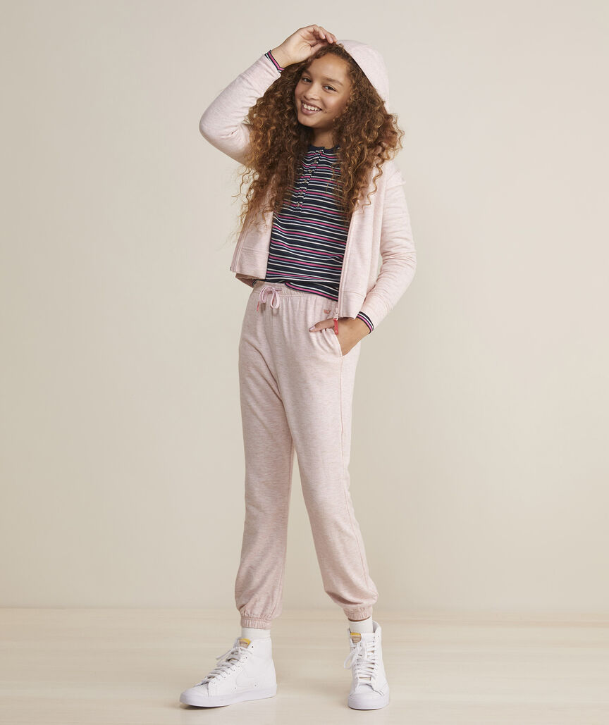 OUTLET Girls' Sparkle Brushed Terry Jogger